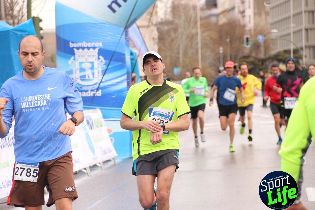 Carrera Bomberos Madrid-Hospital San Rafael meta 3, del minuto 39 al 44