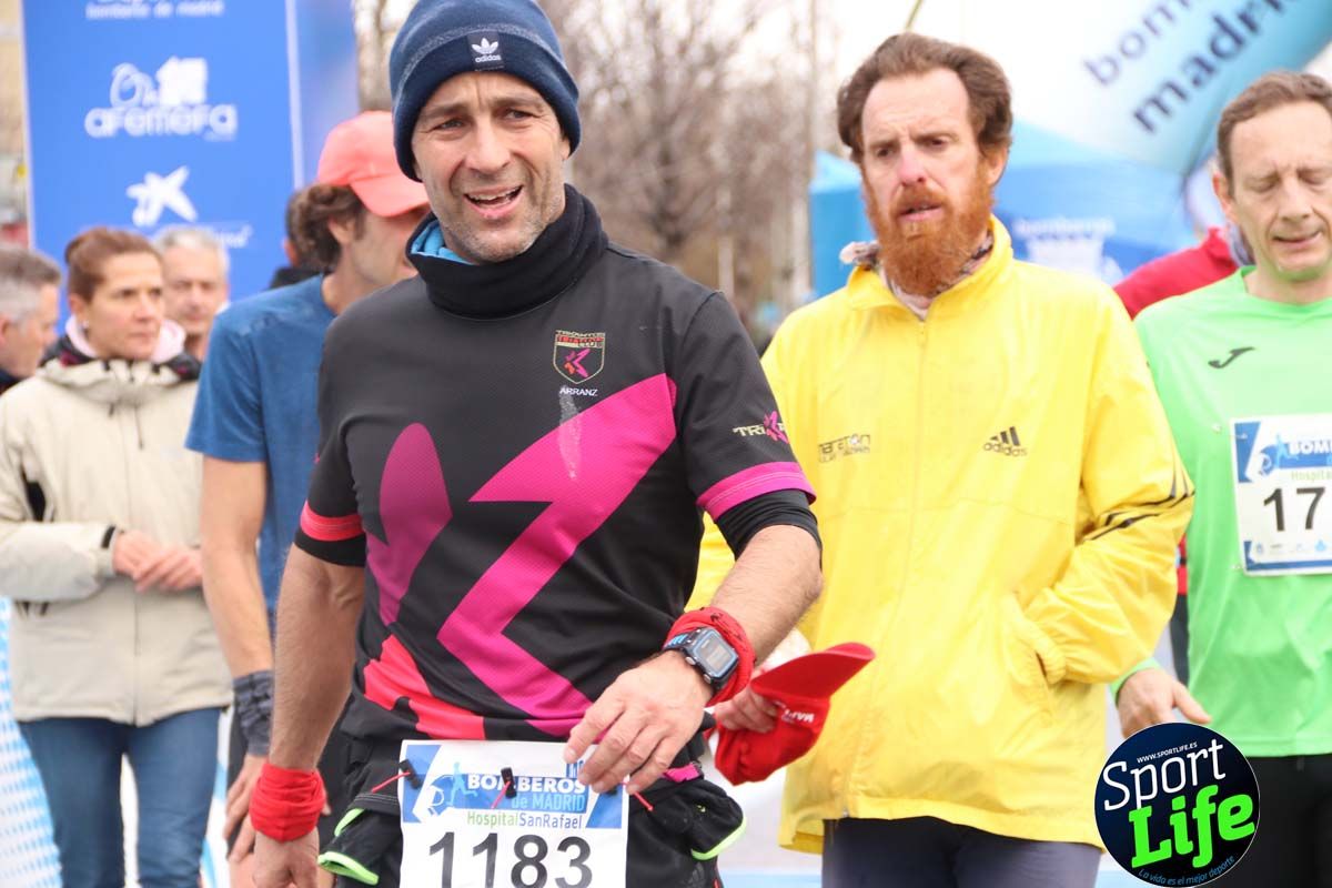 Carrera Bomberos Madrid-Hospital San Rafael meta 3, del minuto 39 al 44