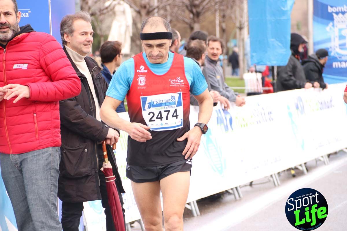 Carrera Bomberos Madrid-Hospital San Rafael meta 3, del minuto 39 al 44