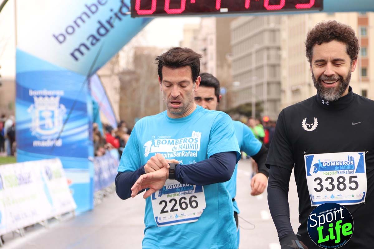 Carrera Bomberos Madrid-Hospital San Rafael meta 3, del minuto 39 al 44