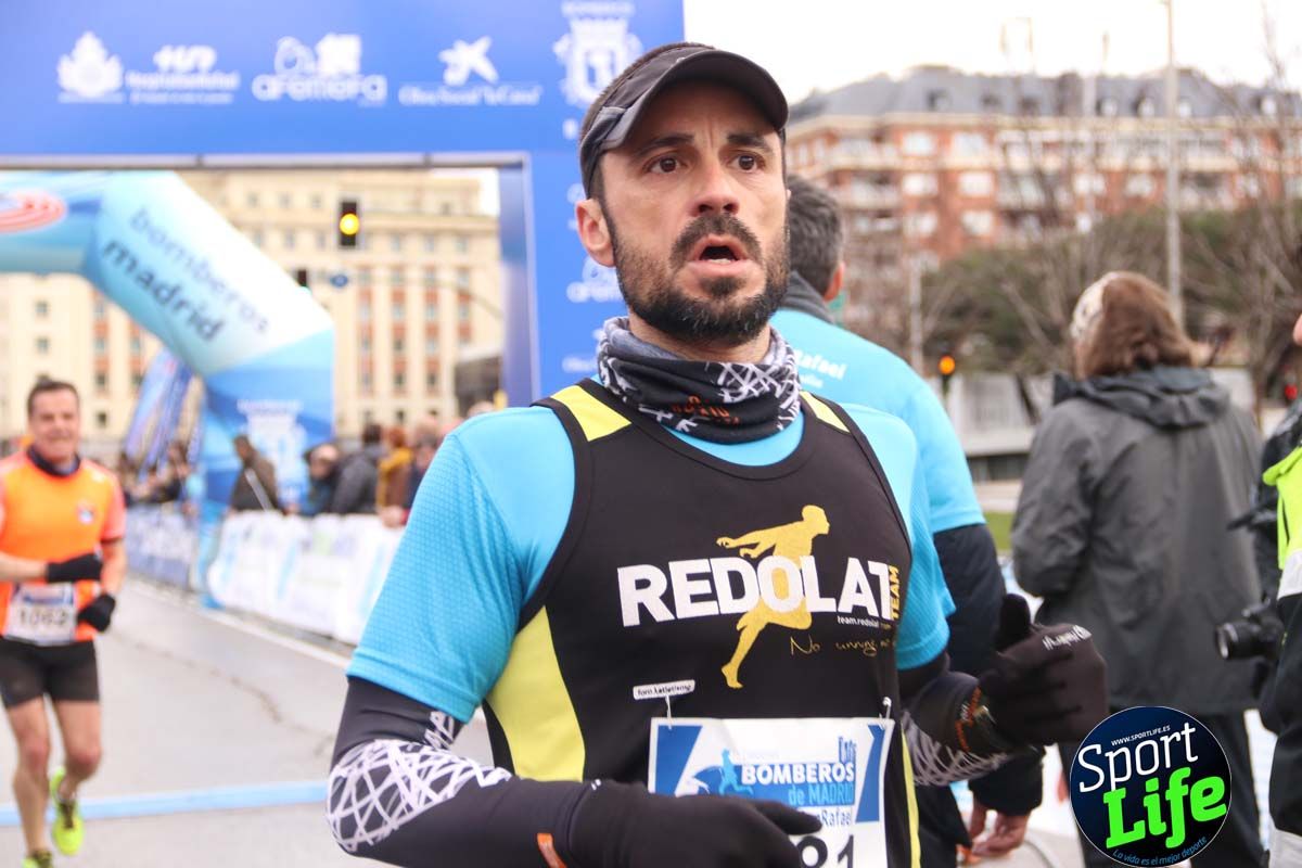 Carrera Bomberos Madrid-Hospital San Rafael meta 3, del minuto 39 al 44