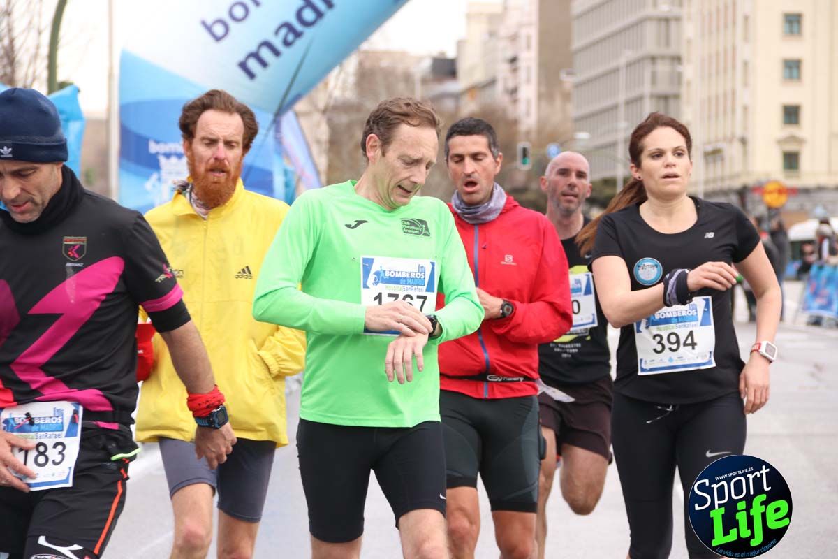Carrera Bomberos Madrid-Hospital San Rafael meta 3, del minuto 39 al 44