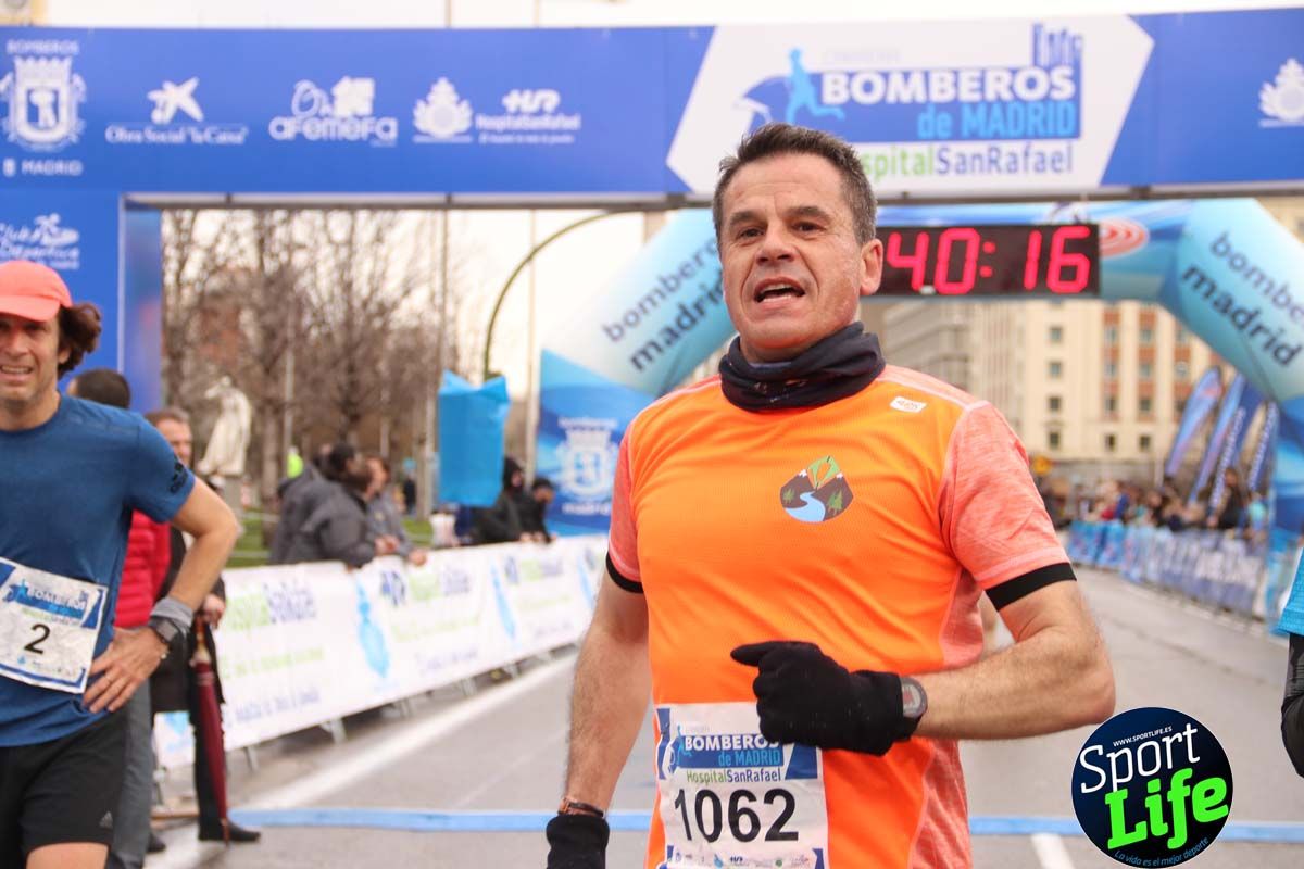 Carrera Bomberos Madrid-Hospital San Rafael meta 3, del minuto 39 al 44