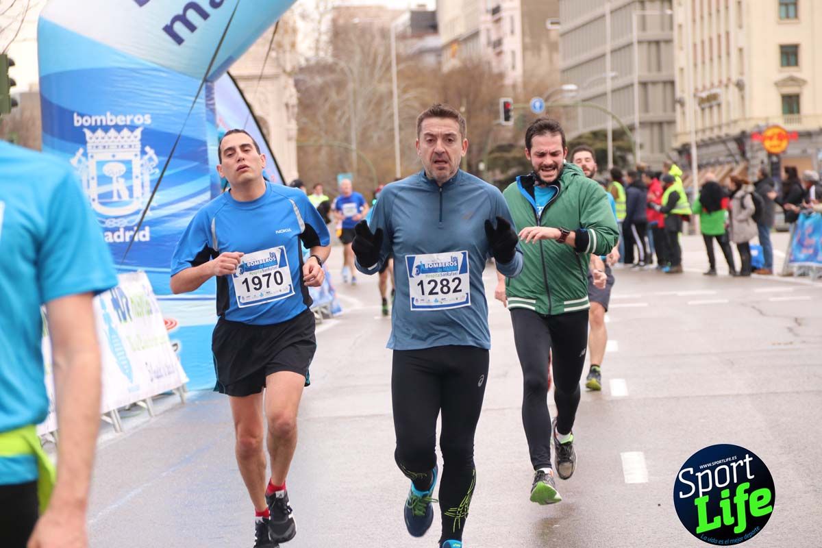 Carrera Bomberos Madrid-Hospital San Rafael meta 3, del minuto 39 al 44