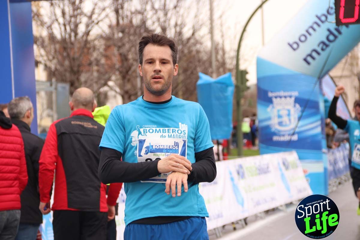 Carrera Bomberos Madrid-Hospital San Rafael meta 3, del minuto 39 al 44