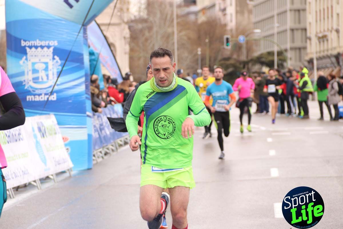 Carrera Bomberos Madrid-Hospital San Rafael meta 3, del minuto 39 al 44