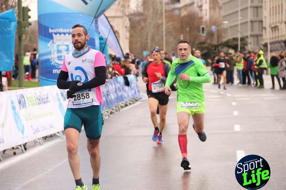 Carrera Bomberos Madrid-Hospital San Rafael meta 3, del minuto 39 al 44