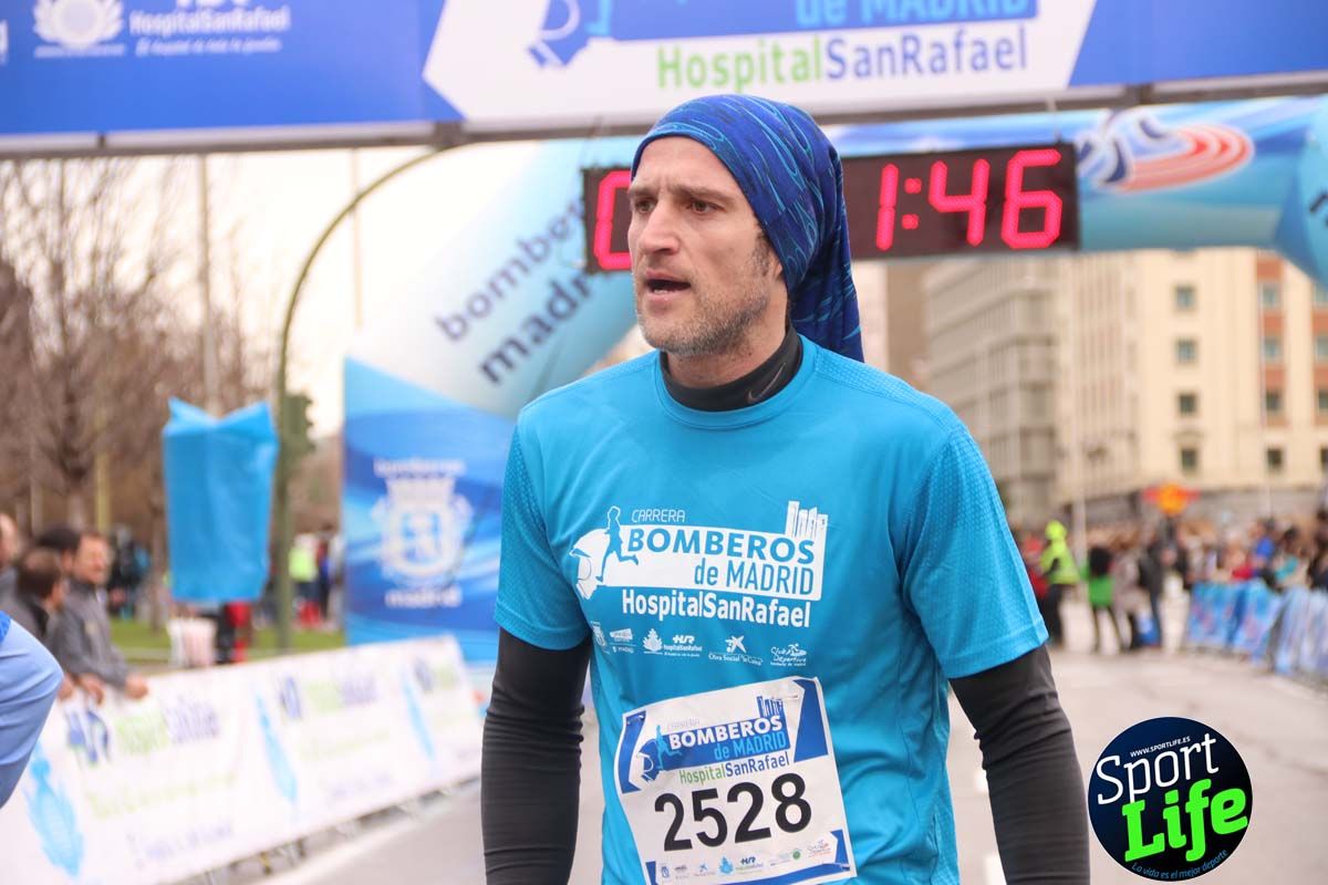 Carrera Bomberos Madrid-Hospital San Rafael meta 3, del minuto 39 al 44