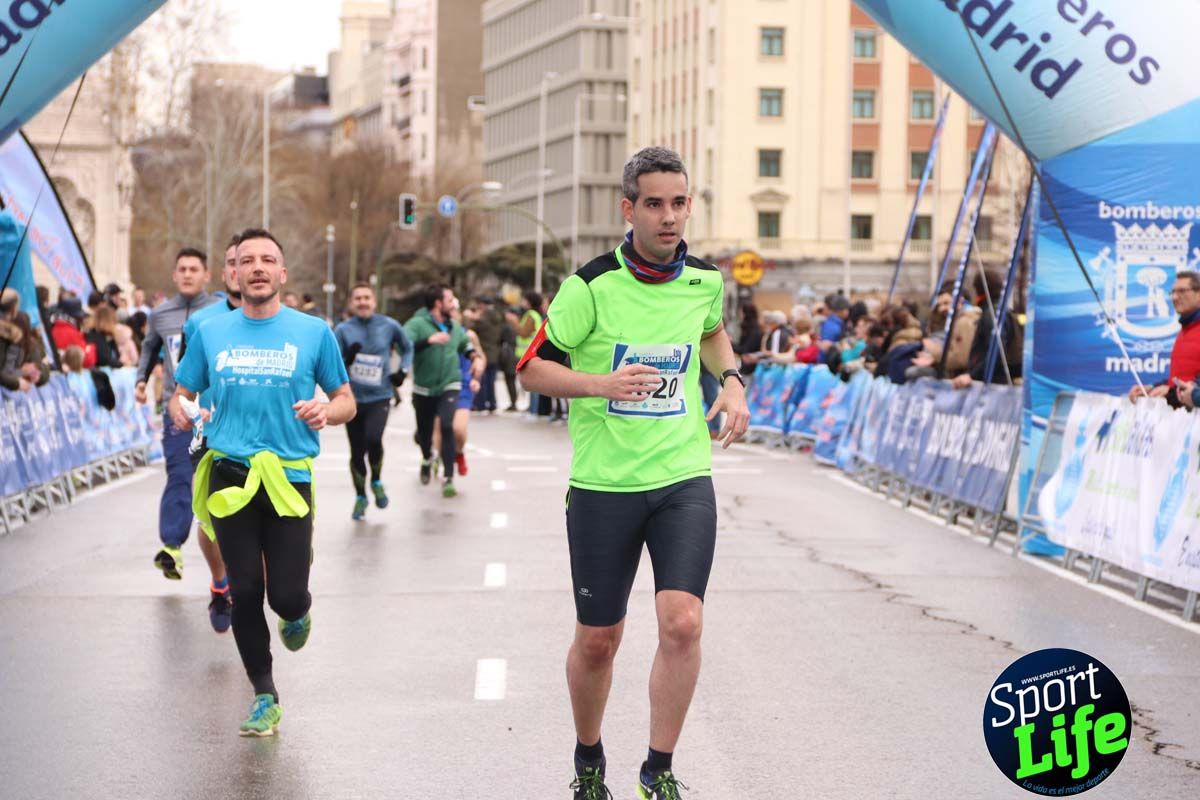 Carrera Bomberos Madrid-Hospital San Rafael meta 3, del minuto 39 al 44