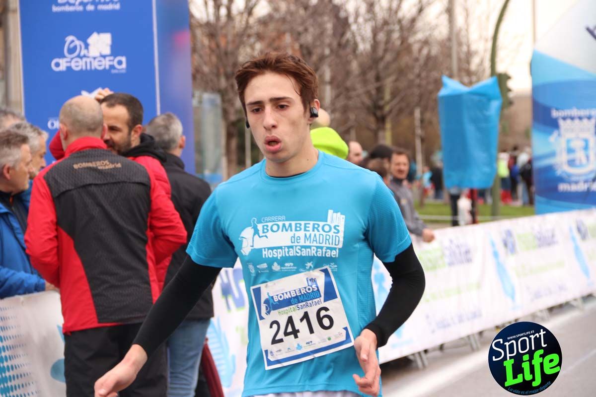 Carrera Bomberos Madrid-Hospital San Rafael meta 3, del minuto 39 al 44