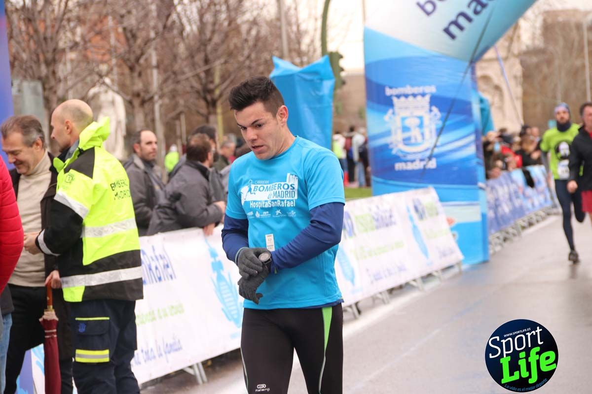 Carrera Bomberos Madrid-Hospital San Rafael meta 3, del minuto 39 al 44