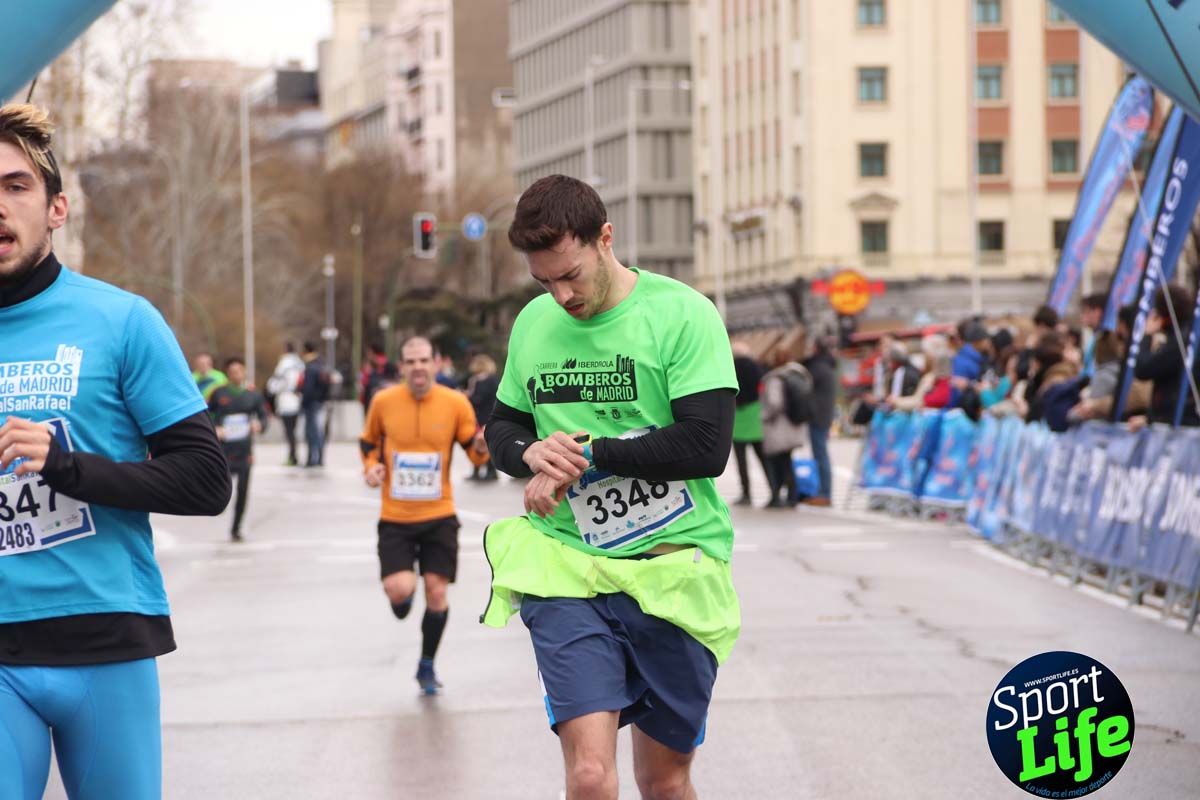 Carrera Bomberos Madrid-Hospital San Rafael meta 3, del minuto 39 al 44