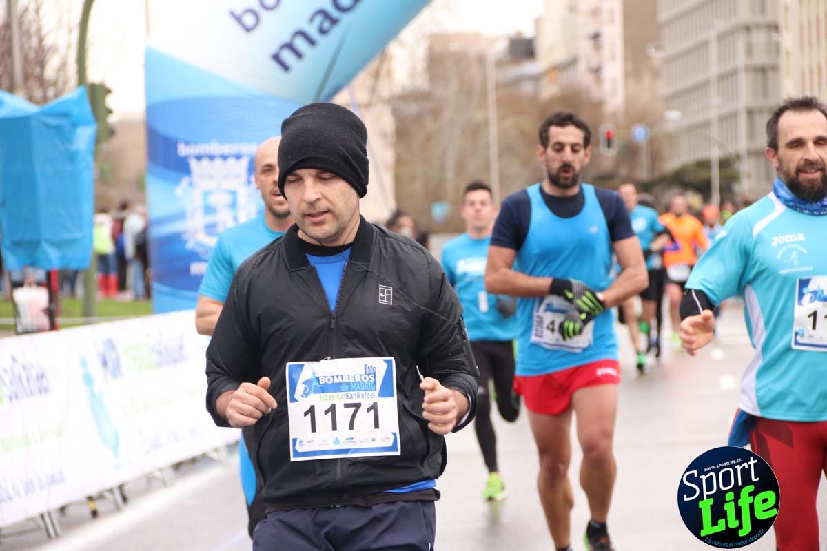 Carrera Bomberos Madrid-Hospital San Rafael meta 3, del minuto 39 al 44