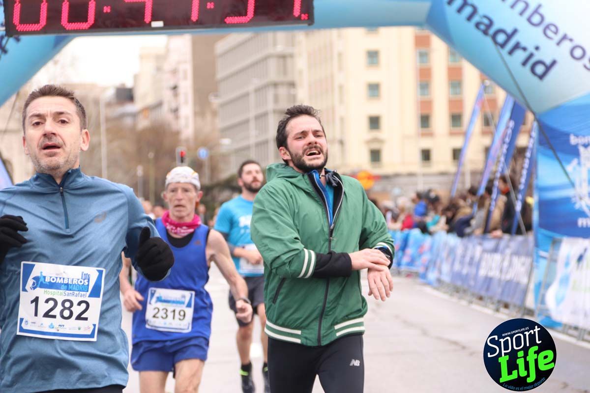 Carrera Bomberos Madrid-Hospital San Rafael meta 3, del minuto 39 al 44