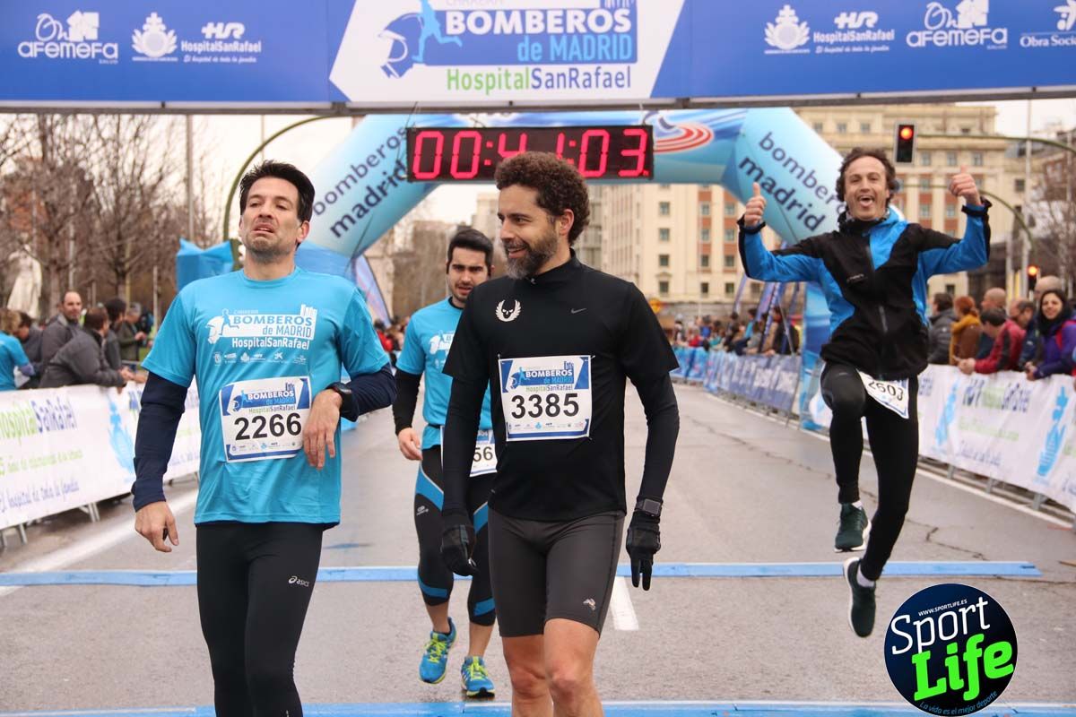Carrera Bomberos Madrid-Hospital San Rafael meta 3, del minuto 39 al 44