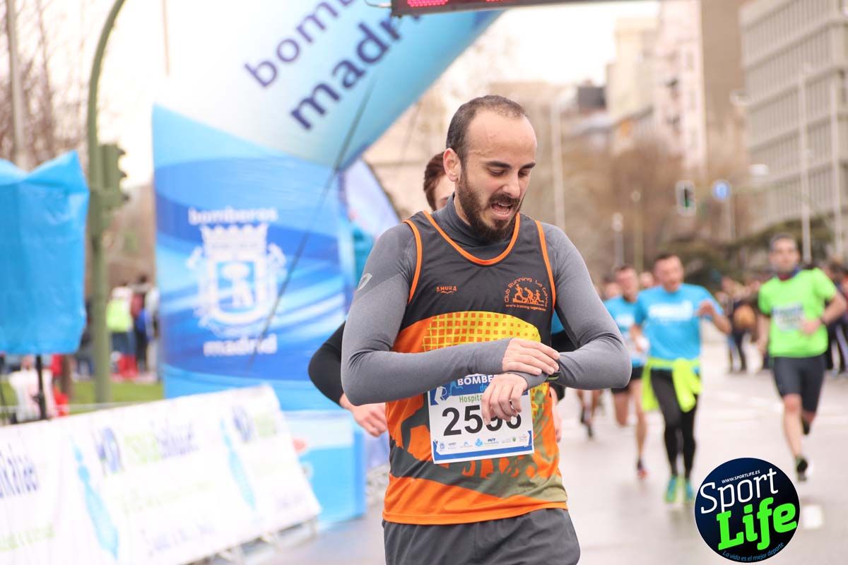 Carrera Bomberos Madrid-Hospital San Rafael meta 3, del minuto 39 al 44