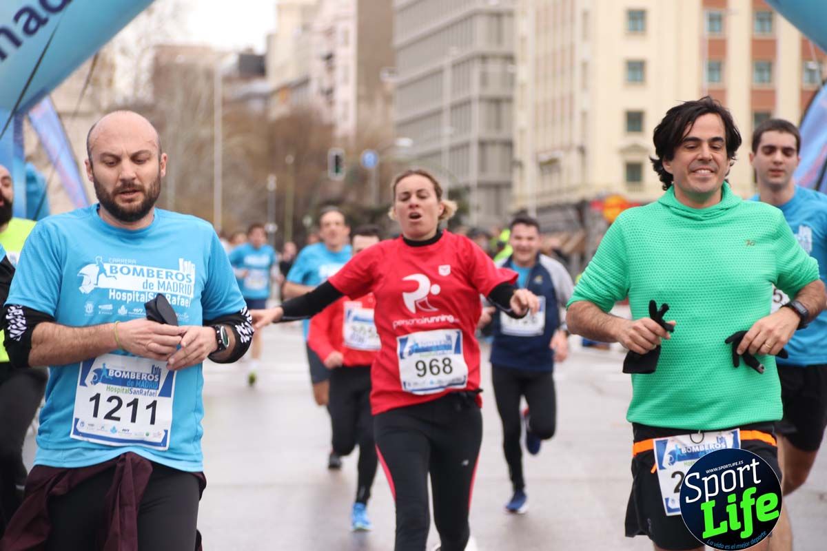 Carrera Bomberos Madrid-Hospital San Rafael meta 3, del minuto 39 al 44