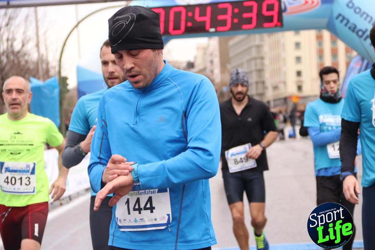 Carrera Bomberos Madrid-Hospital San Rafael meta 3, del minuto 39 al 44