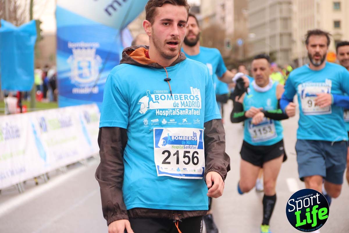 Carrera Bomberos Madrid-Hospital San Rafael meta 3, del minuto 39 al 44