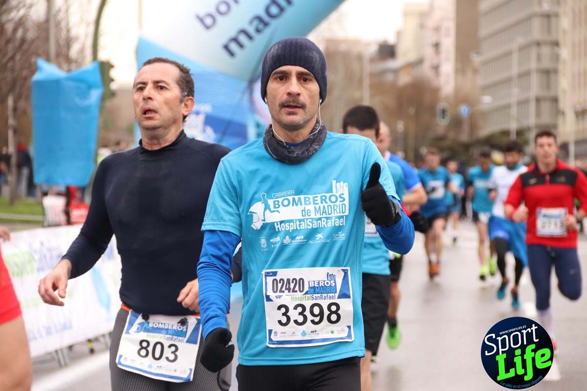 Carrera Bomberos Madrid-Hospital San Rafael meta 3, del minuto 39 al 44