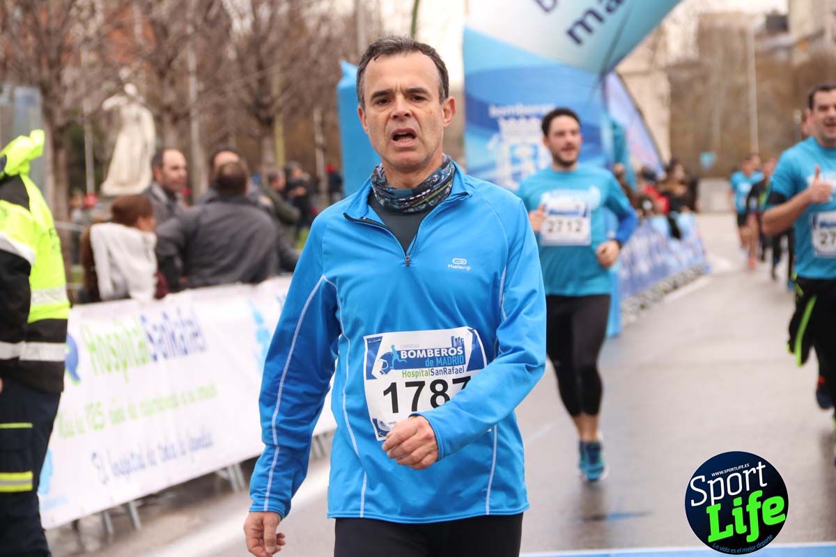 Carrera Bomberos Madrid-Hospital San Rafael meta 3, del minuto 39 al 44