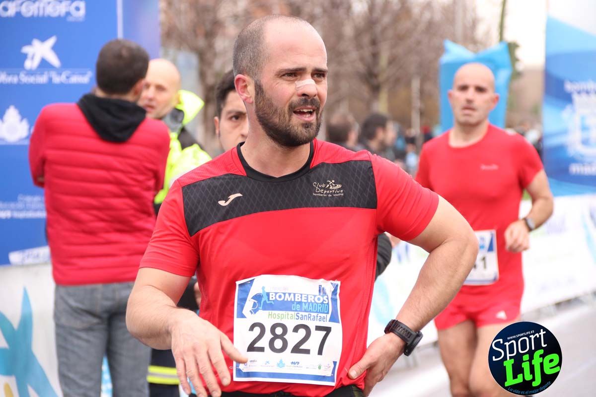 Carrera Bomberos Madrid-Hospital San Rafael meta 3, del minuto 39 al 44