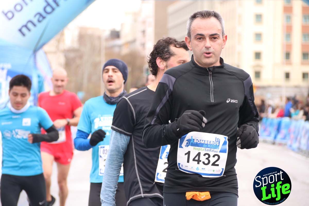 Carrera Bomberos Madrid-Hospital San Rafael meta 3, del minuto 39 al 44