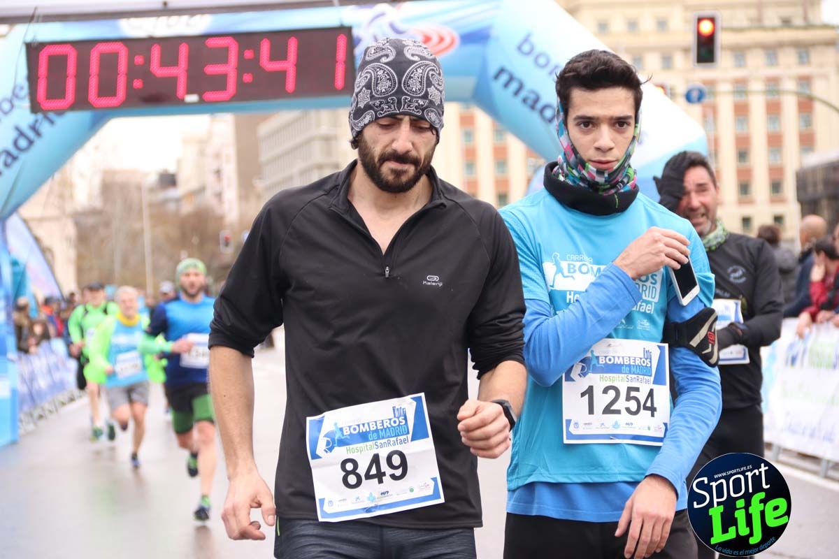 Carrera Bomberos Madrid-Hospital San Rafael meta 3, del minuto 39 al 44
