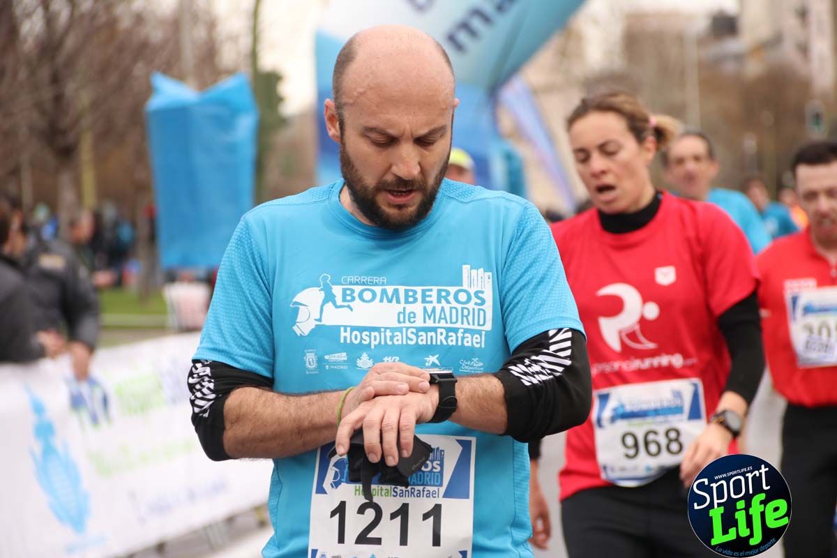 Carrera Bomberos Madrid-Hospital San Rafael meta 3, del minuto 39 al 44