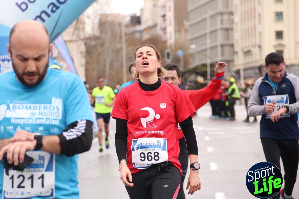 Carrera Bomberos Madrid-Hospital San Rafael meta 3, del minuto 39 al 44