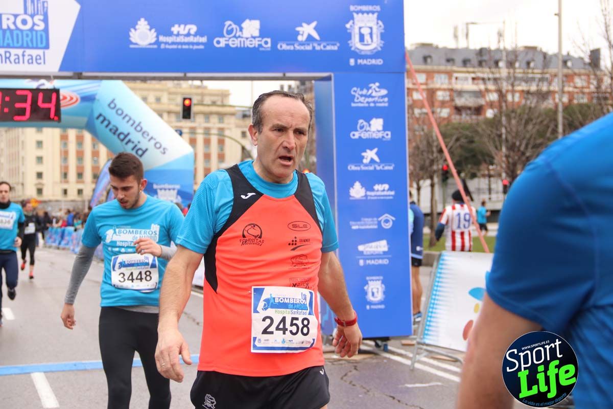 Carrera Bomberos Madrid-Hospital San Rafael meta 3, del minuto 39 al 44