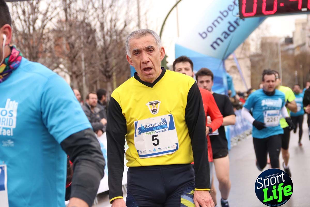Carrera Bomberos Madrid-Hospital San Rafael meta 3, del minuto 39 al 44