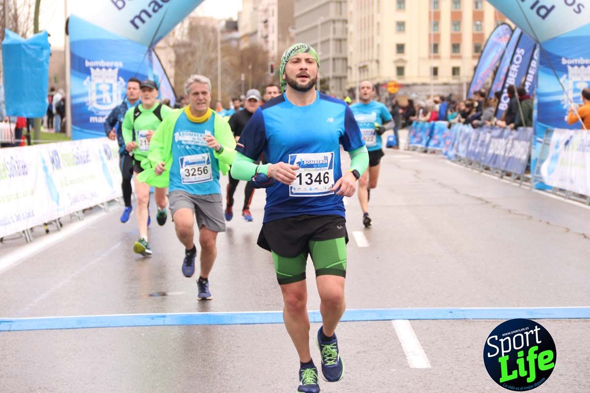 Carrera Bomberos Madrid-Hospital San Rafael meta 3, del minuto 39 al 44