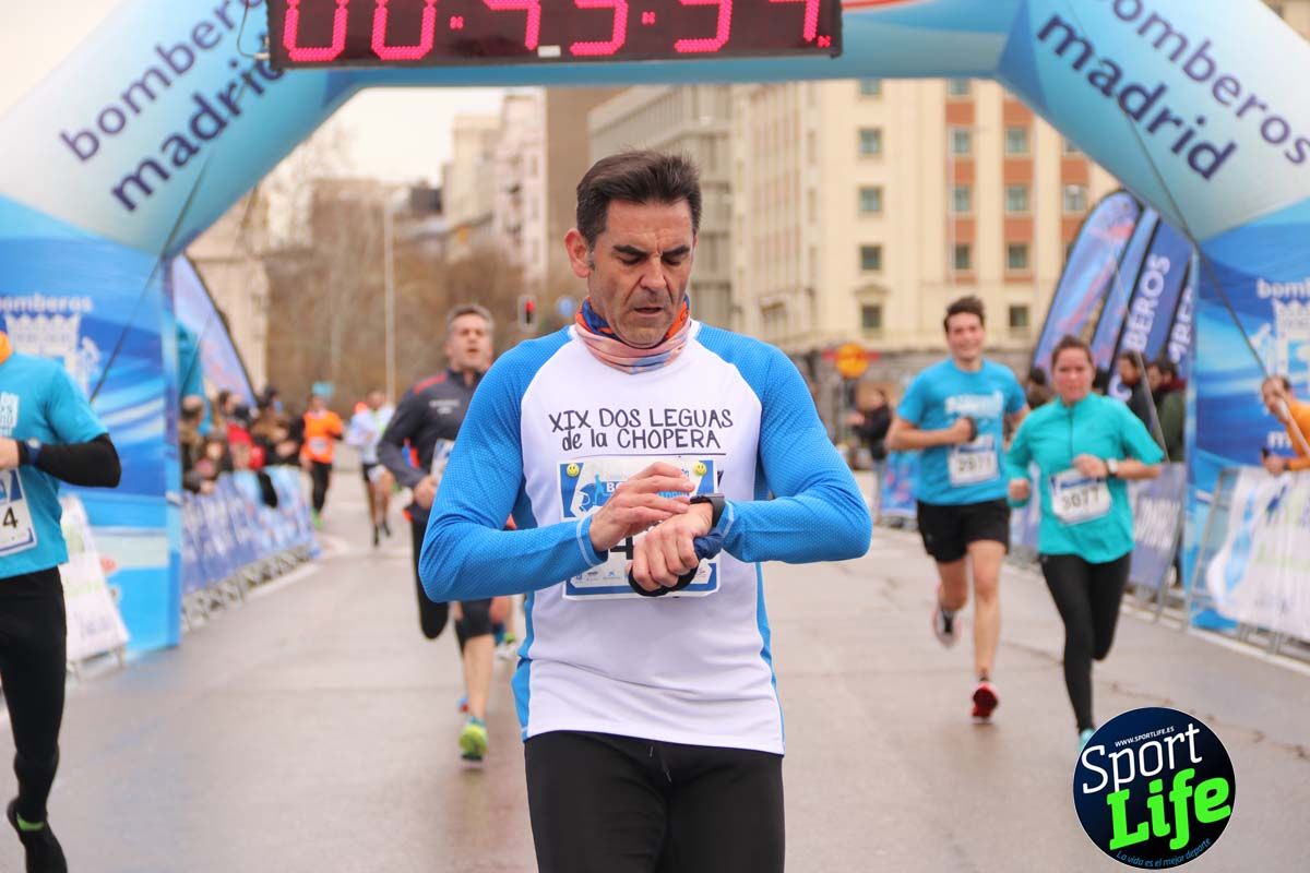 Carrera Bomberos Madrid-Hospital San Rafael meta 3, del minuto 39 al 44
