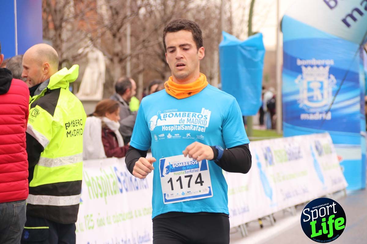 Carrera Bomberos Madrid-Hospital San Rafael meta 3, del minuto 39 al 44