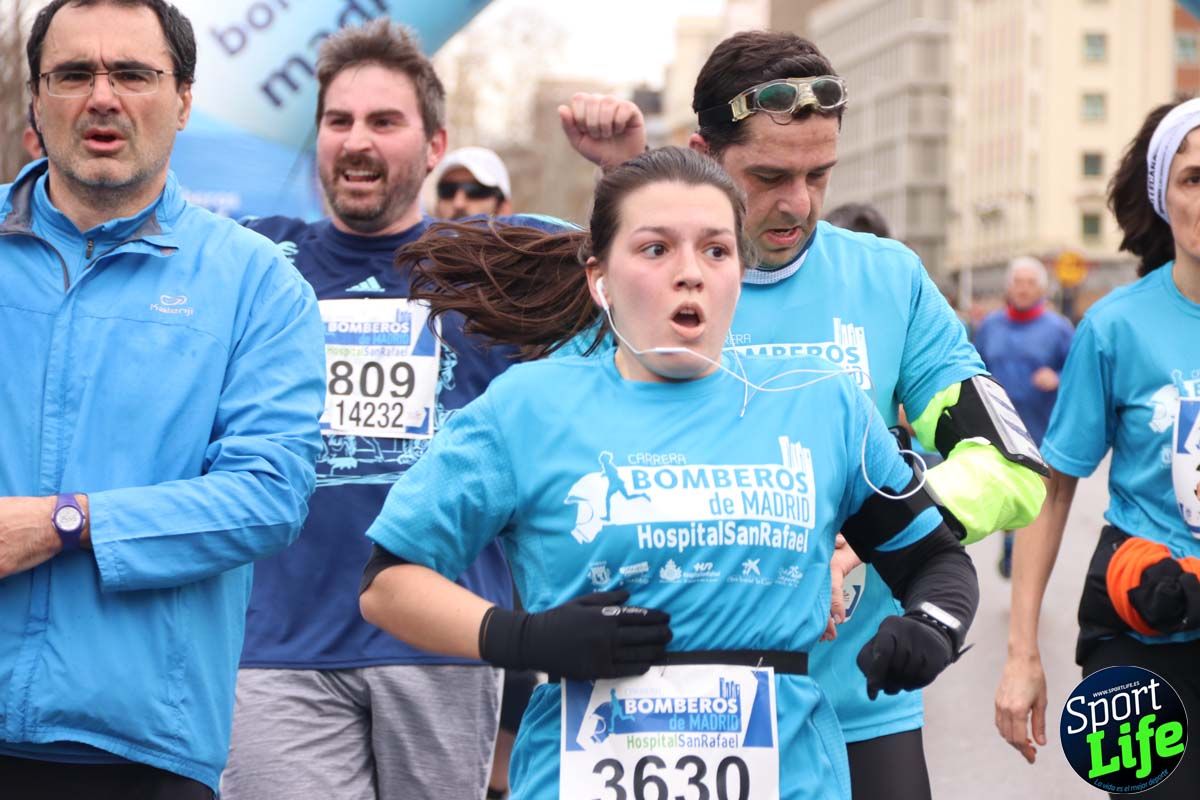 Carrera de Bomberos de Madrid-Hospital San Rafael meta 7, del minuto 55 a 1h