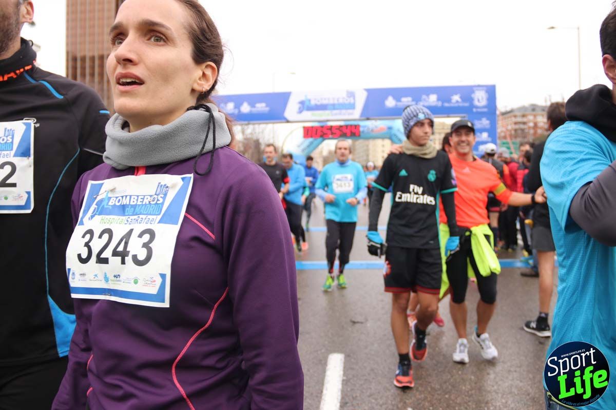 Carrera de Bomberos de Madrid-Hospital San Rafael meta 7, del minuto 55 a 1h