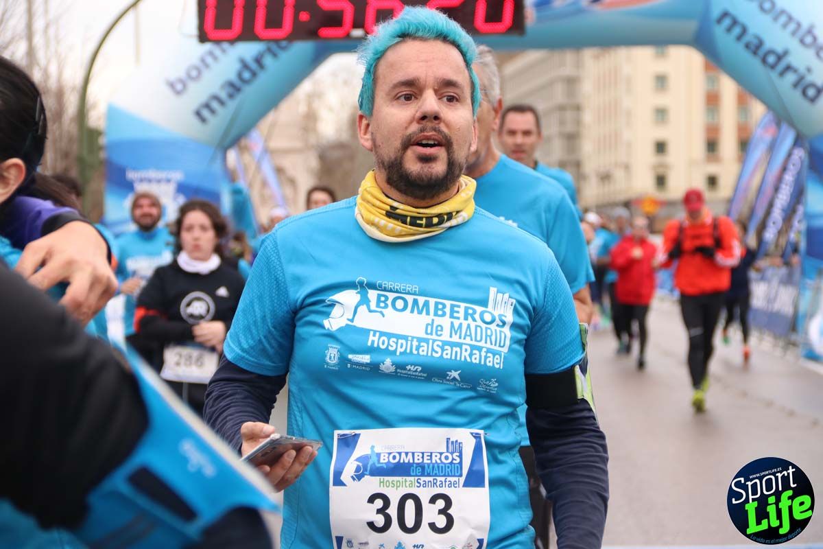 Carrera de Bomberos de Madrid-Hospital San Rafael meta 7, del minuto 55 a 1h
