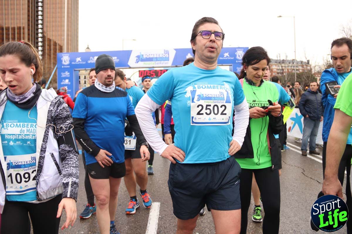 Carrera de Bomberos de Madrid-Hospital San Rafael meta 7, del minuto 55 a 1h
