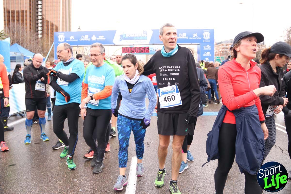 Carrera de Bomberos de Madrid-Hospital San Rafael meta 7, del minuto 55 a 1h
