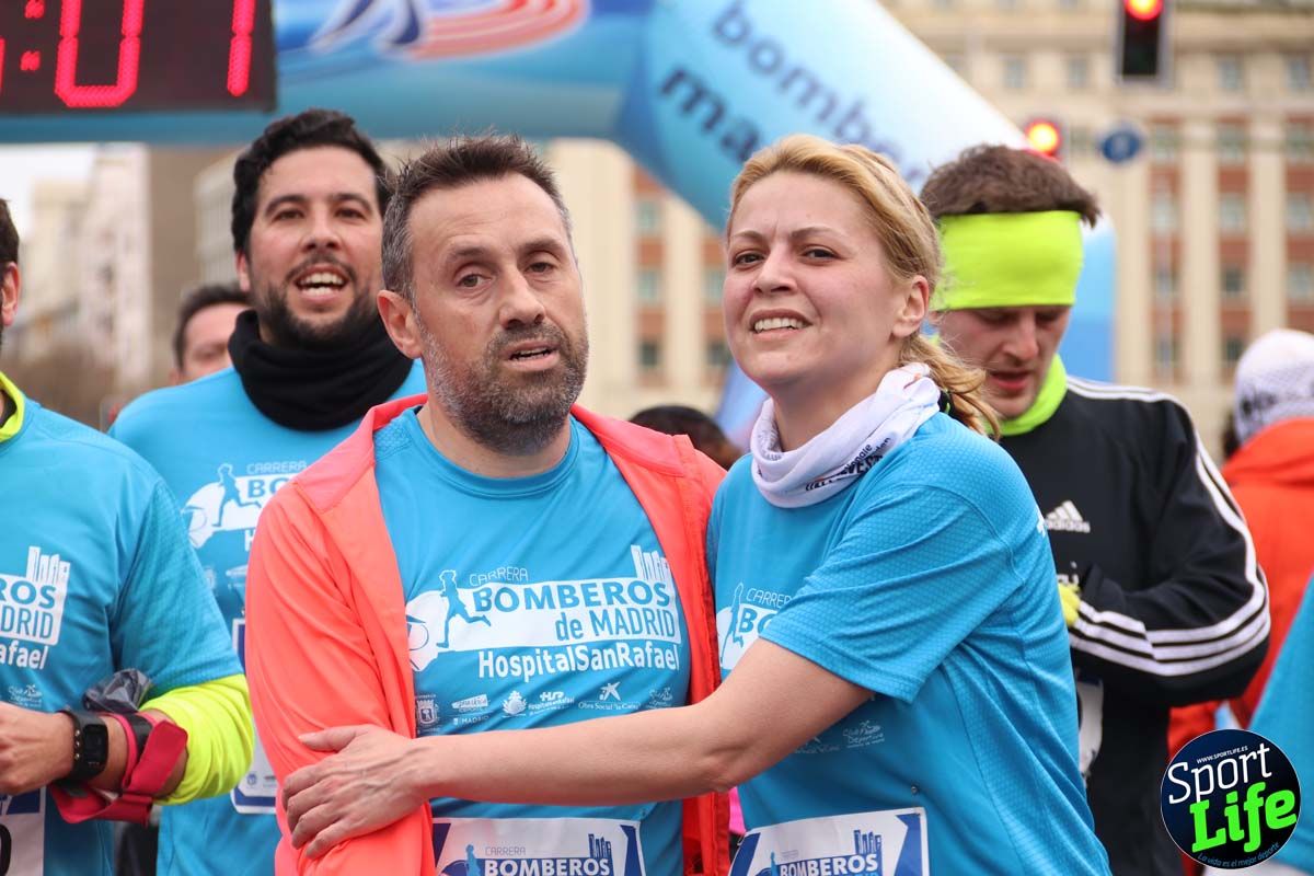 Carrera de Bomberos de Madrid-Hospital San Rafael meta 7, del minuto 55 a 1h