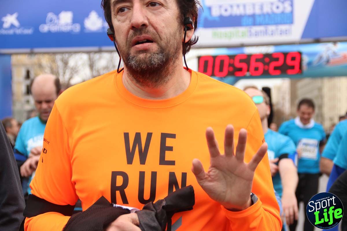 Carrera de Bomberos de Madrid-Hospital San Rafael meta 7, del minuto 55 a 1h