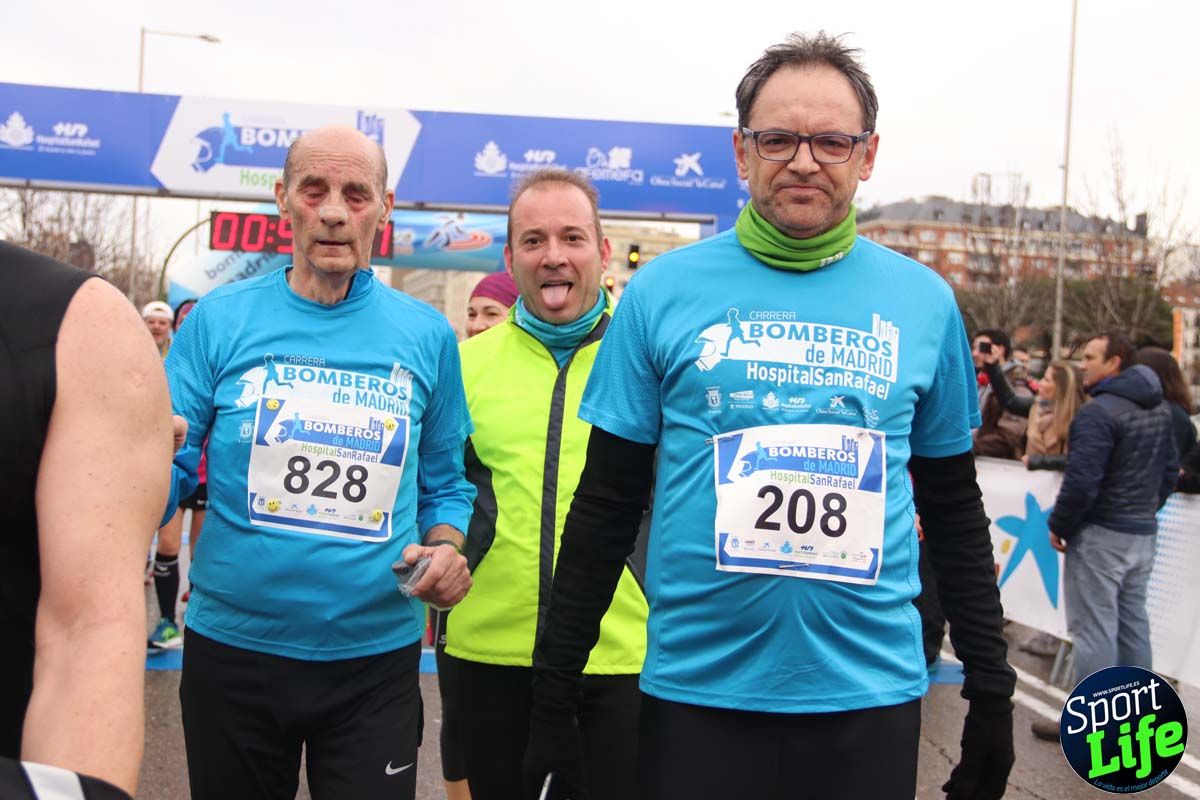 Carrera de Bomberos de Madrid-Hospital San Rafael meta 7, del minuto 55 a 1h