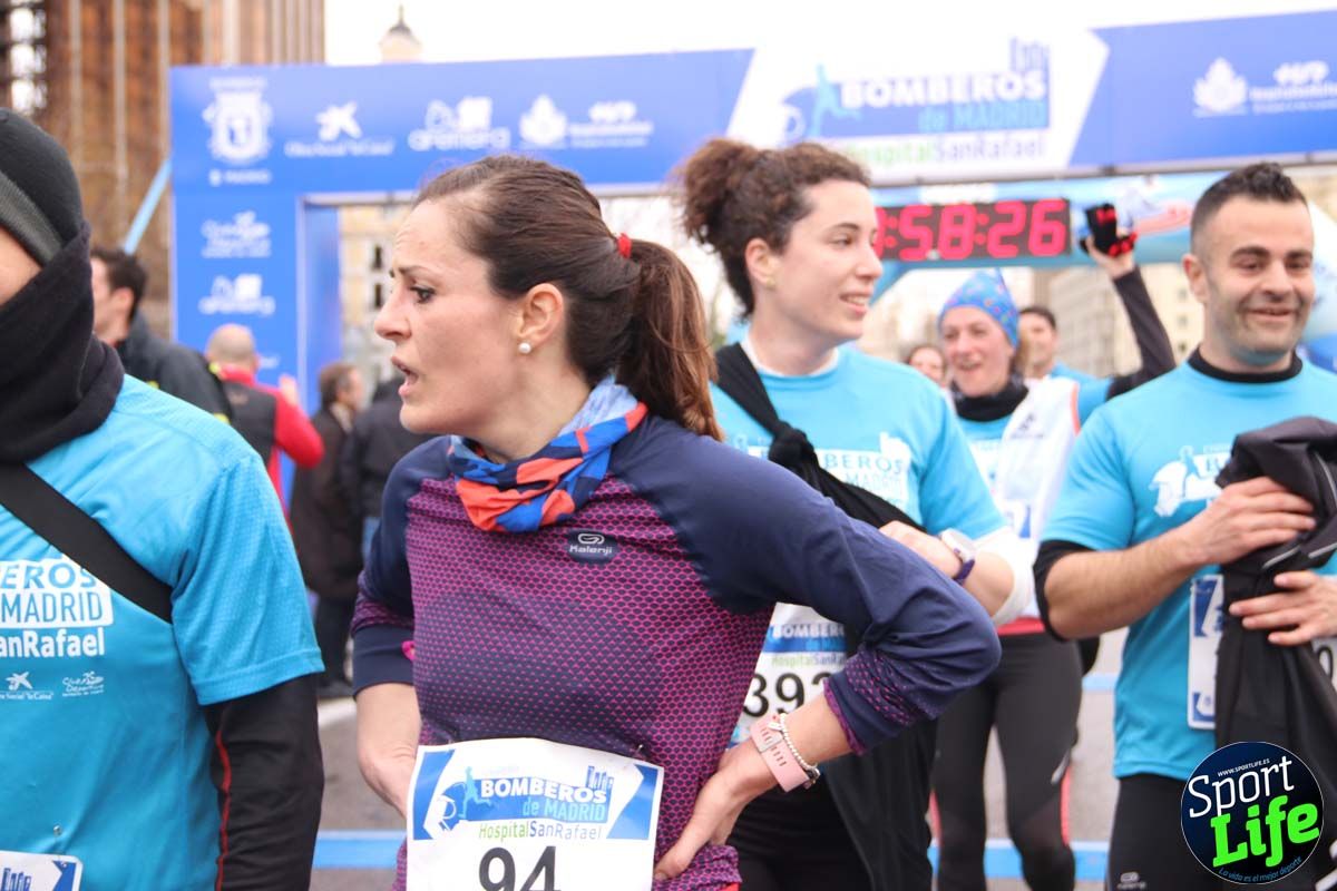 Carrera de Bomberos de Madrid-Hospital San Rafael meta 7, del minuto 55 a 1h