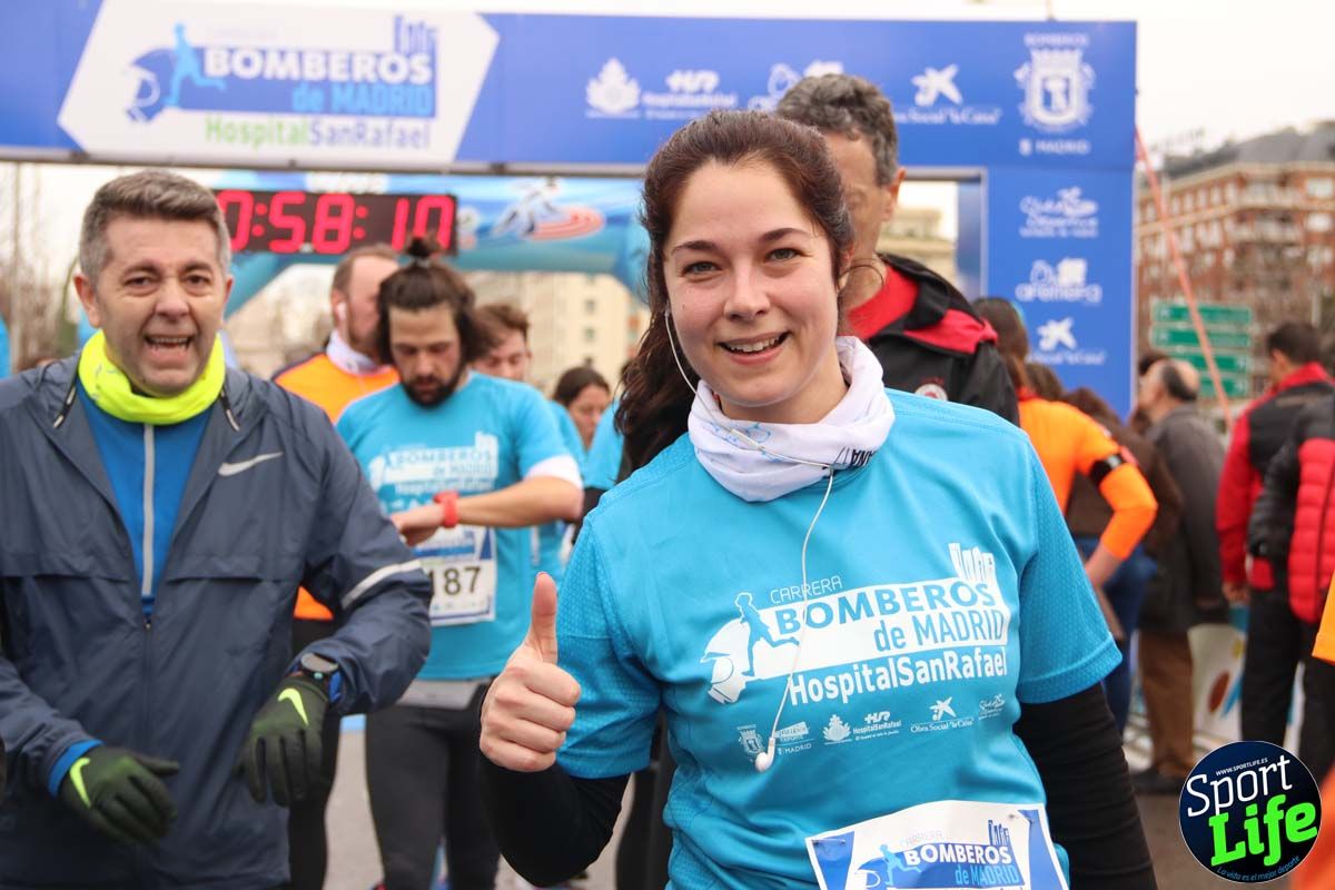 Carrera de Bomberos de Madrid-Hospital San Rafael meta 7, del minuto 55 a 1h
