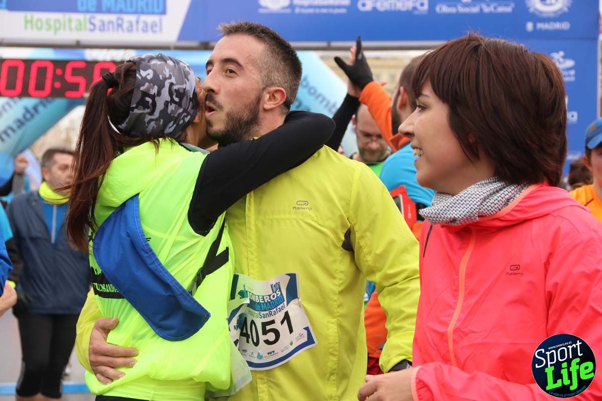 Carrera de Bomberos de Madrid-Hospital San Rafael meta 7, del minuto 55 a 1h