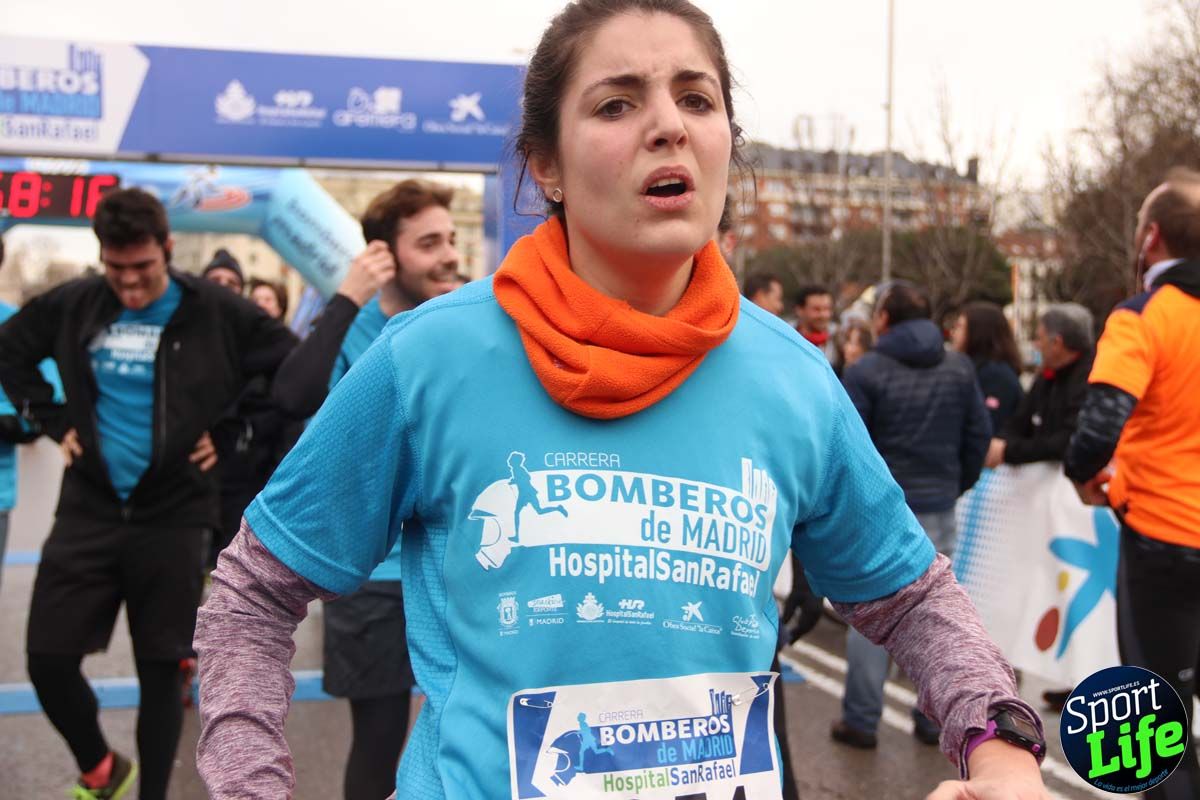 Carrera de Bomberos de Madrid-Hospital San Rafael meta 7, del minuto 55 a 1h