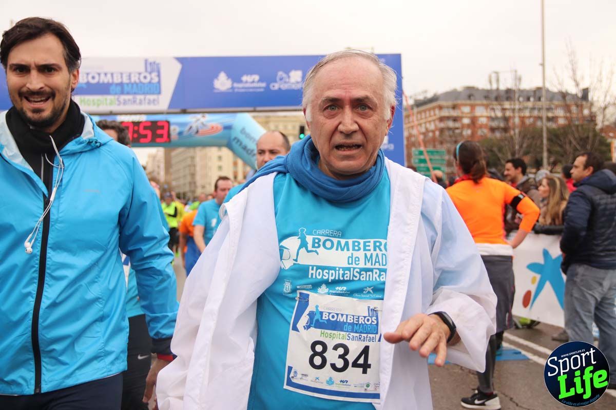 Carrera de Bomberos de Madrid-Hospital San Rafael meta 7, del minuto 55 a 1h
