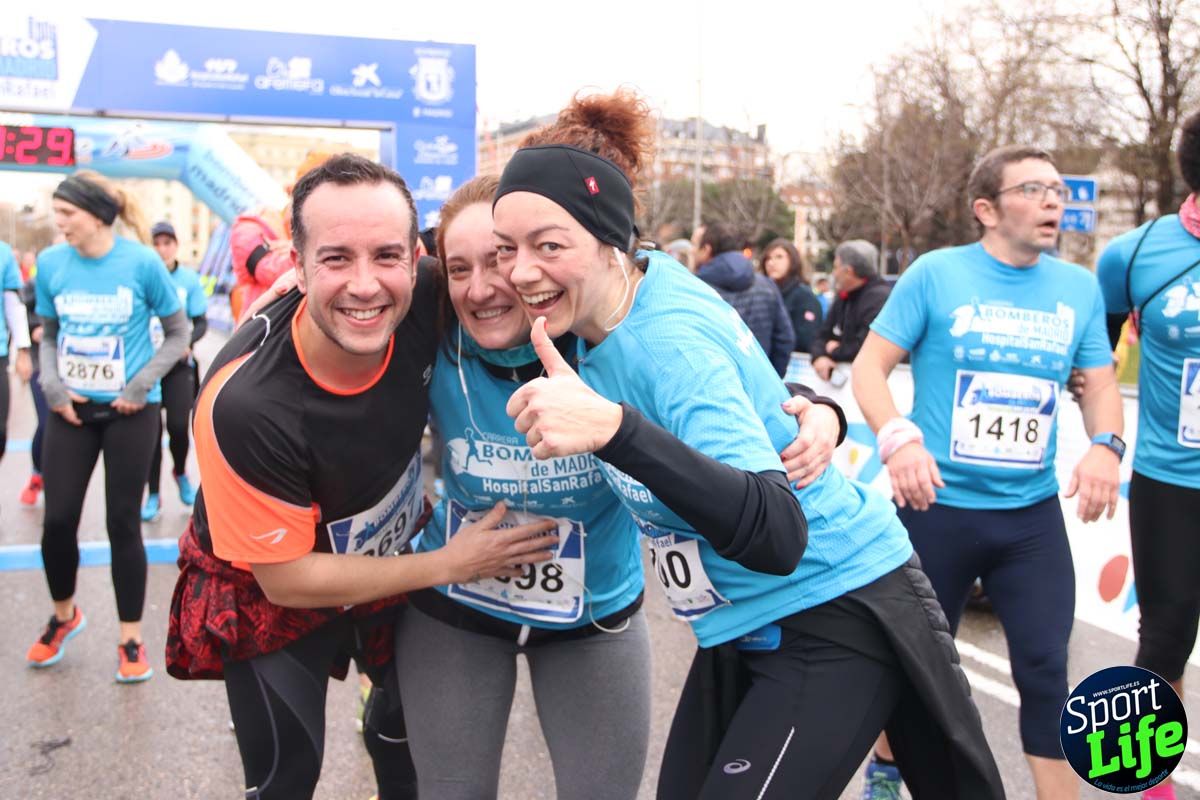 Carrera de Bomberos de Madrid-Hospital San Rafael meta 7, del minuto 55 a 1h