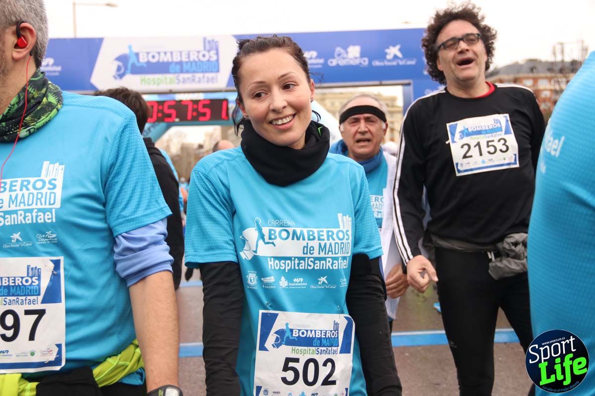 Carrera de Bomberos de Madrid-Hospital San Rafael meta 7, del minuto 55 a 1h